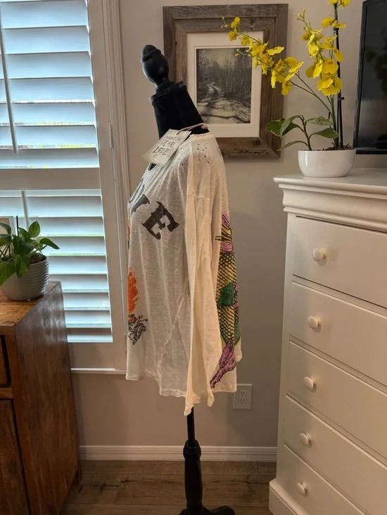 Magnolia Pearl NWT St. Augustine Viggo Long Sleeve T in True, OSFM - Picture 4 of 12